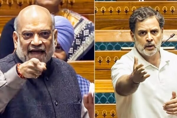 Amit Shah vs Rahul Gandhi Showdown Triggers Storm in Lok Sabha; BJP, Congress Trade Sharp Attacks