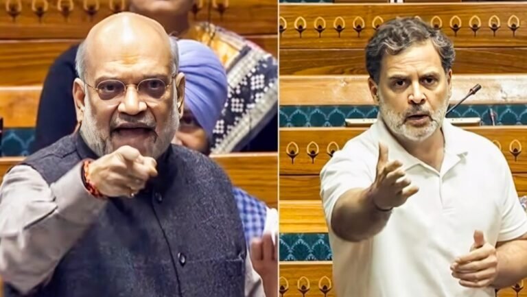 Amit Shah vs Rahul Gandhi Showdown Triggers Storm in Lok Sabha; BJP, Congress Trade Sharp Attacks