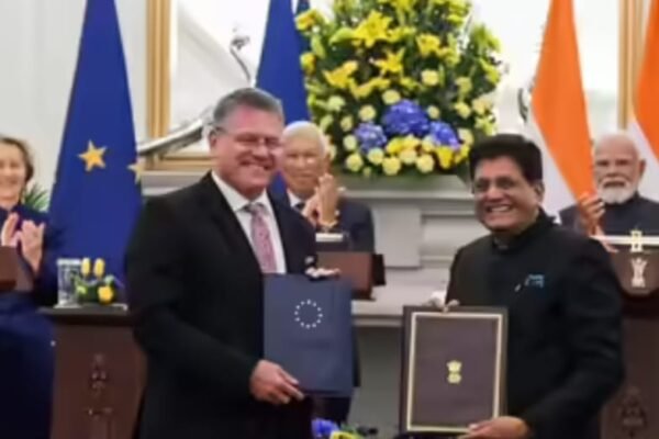 Piyush Goyal hits back at Congress over India-EU FTA criticism, calls deal a “historic economic breakthrough”