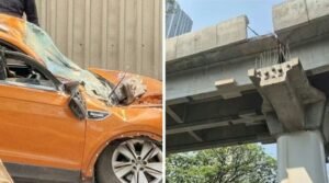 Mumbai Metro Tragedy: One Dead, Three Injured as Concrete Slab Collapses in Mulund West