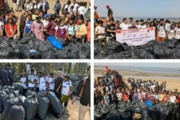 🌊 350 Volunteers Clean Manori Beach, Remove 3,000 Kg Plastic Waste in Massive Drive
