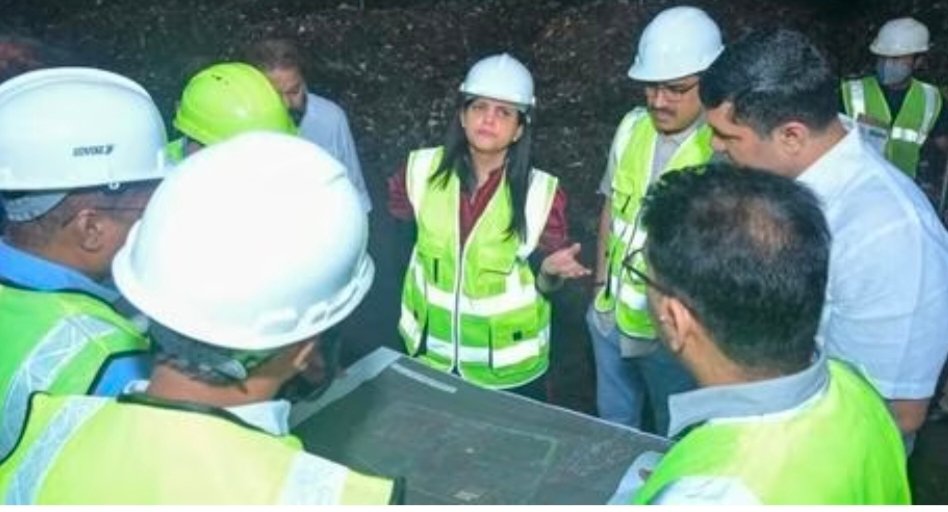 कांजुरमार्ग वेस्ट प्लांट का औचक निरीक्षण, बदबू की शिकायतों पर BMC एक्शन मोड में